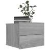 Grey Sonoma Bedside Cabinets - 2 pcs | HipoMarket