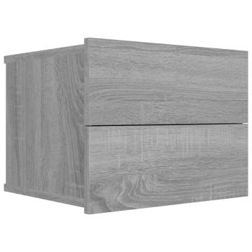 Grey Sonoma Bedside Cabinets - 2 pcs | HipoMarket