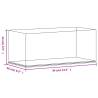 Transparent Acrylic Display Box 34x16x14 cm | HipoMarket