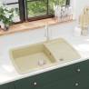 Granite Kitchen Sink Single Basin Beige Colour beige 