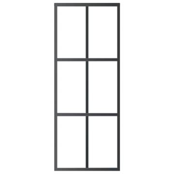 Sliding Door ESG Glass & Aluminium 76x205 cm - Black