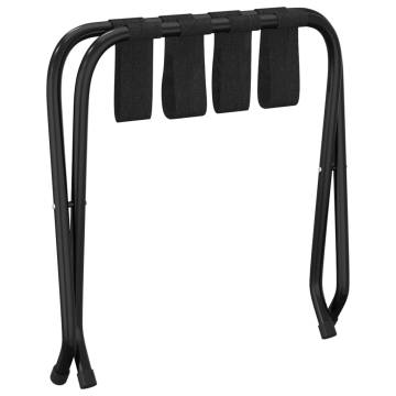 Luggage Rack Black 56x40x49 cm - Sturdy & Foldable Design