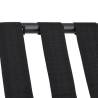 Luggage Rack Black 56x40x49 cm - Sturdy & Foldable Design