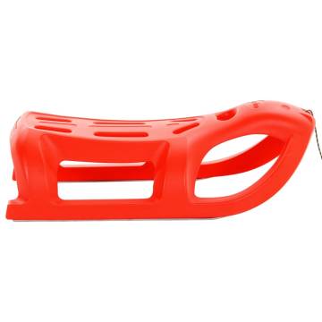 Red Polypropylene Sledge - 80x39.5x25.5 cm | HipoMarket