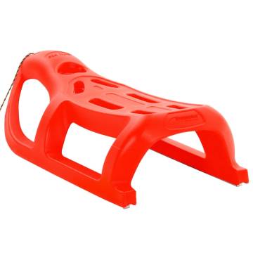 Red Polypropylene Sledge - 80x39.5x25.5 cm | HipoMarket