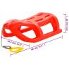 Red Polypropylene Sledge - 80x39.5x25.5 cm | HipoMarket