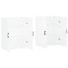 Stylish Wall Mounted Cabinets - Set of 2 | HipoMarket UK