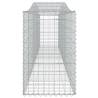 Arched Gabion Basket 400x50x80/100 cm Galvanised Iron - HipoMarket