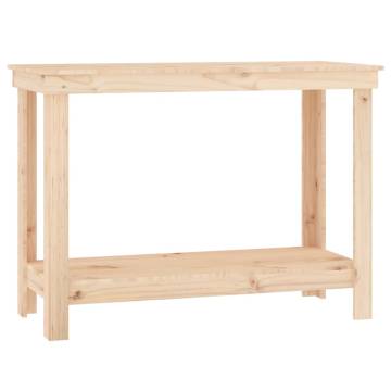 Solid Pine Work Bench 110x50x80 cm - Durable & Stylish