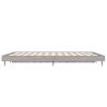 Stylish Grey Sonoma Bed Frame 135x190 cm Double - Hipomarket