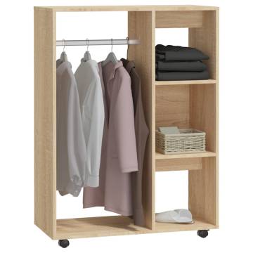 Sonoma Oak Wardrobe 80x40x110 cm - Engineered Wood Storage