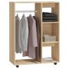 Sonoma Oak Wardrobe 80x40x110 cm - Engineered Wood Storage