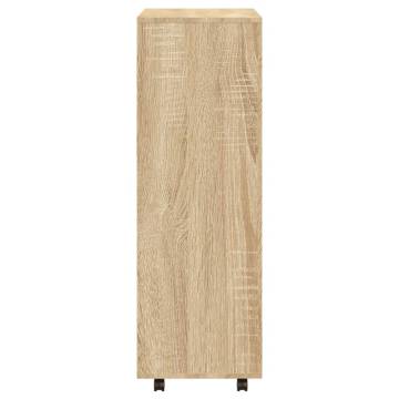 Sonoma Oak Wardrobe 80x40x110 cm - Engineered Wood Storage