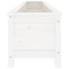 Garden Raised Bed White - Solid Pine 199.5x40x39 cm | HipoMarket