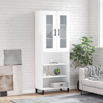 Highboard High Gloss White - Stylish Storage Solution | HipoMarket