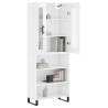 Highboard High Gloss White - Stylish Storage Solution | HipoMarket