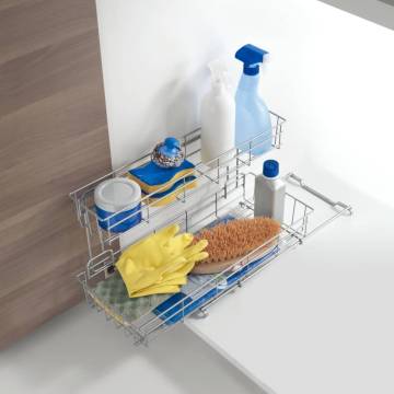 Metaltex 2-Tier Sink Organiser Limpio | Space-Saving Design