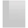 High Gloss White Sink Cabinet - 60x38.5 cm | Hipomarket UK