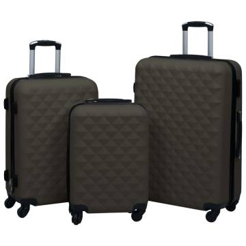 Hardcase Trolley Set 3 pcs Anthracite ABS - Durable & Stylish