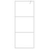 Walk-in Shower Wall Silver 80x195 cm Clear ESG Glass - HipoMarket