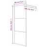 Walk-in Shower Wall Silver 80x195 cm Clear ESG Glass - HipoMarket