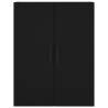 Wall Mounted Cabinets 2 pcs Black - Stylish & Durable Storage