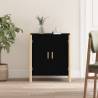 Stylish Black Sideboard - 62x38x70 cm Engineered Wood