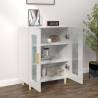 High Gloss White Sideboard 69.5x34x90 cm | HipoMarket