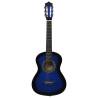 Blue 1/2 Classical Guitar for Beginners & Kids - Hipomarket