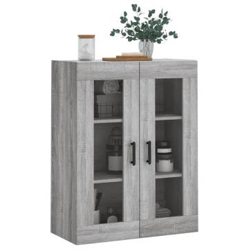 Wall Mounted Cabinet Grey Sonoma - Elegant & Space Saving