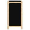 Stylish Black Sideboard - 62x38x70 cm Engineered Wood