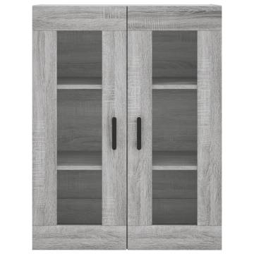 Wall Mounted Cabinet Grey Sonoma - Elegant & Space Saving