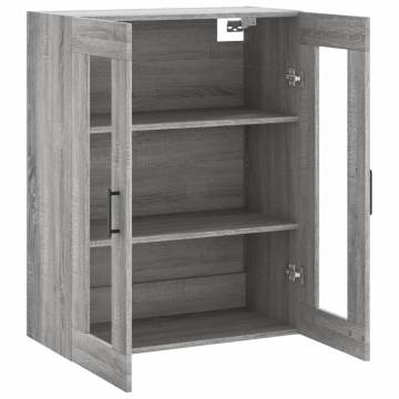 Wall Mounted Cabinet Grey Sonoma - Elegant & Space Saving