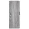 Wall Mounted Cabinet Grey Sonoma - Elegant & Space Saving