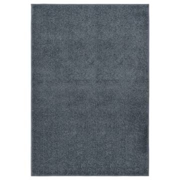 Rug Short Pile 160x230 cm Anthracite | Elegant Floor Decoration