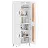 Highboard High Gloss White - Stylish Storage Solution