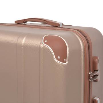 Four Piece Hardcase Trolley Set - Champagne | HipoMarket