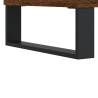 Elegant Brown Oak Desk - 140x50x75 cm | Hipomarket UK