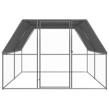 Outdoor Chicken Cage 3x4x2m - Galvanised Steel for Safe Housing