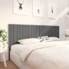 Stylish Grey Bed Headboard - Solid Pine | Hipomarket UK