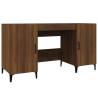 Brown Oak Desk 140x50 cm – Durable and Stylish for Your Office