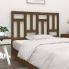 Bed Headboard Honey Brown 125.5x4x100 cm Solid Wood Pine Colour honey brown Size 125.5 x 100 cm Quantity in Package 1 