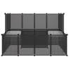 Small Animal Cage Black 143x107 cm | Safe & Spacious Home