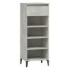 Shoe Rack Concrete Grey 40x36x105 cm | Durable & Stylish