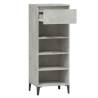 Shoe Rack Concrete Grey 40x36x105 cm | Durable & Stylish