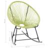 Stylish Outdoor Acapulco Chair - Poly Rattan Green