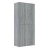 Shoe Cabinet Grey Sonoma 80x39x178 cm - Stylish Storage