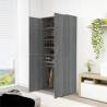 Shoe Cabinet Grey Sonoma 80x39x178 cm - Stylish Storage