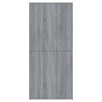 Shoe Cabinet Grey Sonoma 80x39x178 cm - Stylish Storage