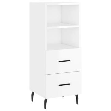 Highboard High Gloss White - Stylish & Durable Storage Solution